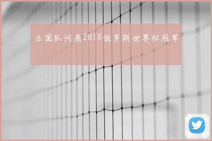 法国队问鼎2018俄罗斯世界杯冠军